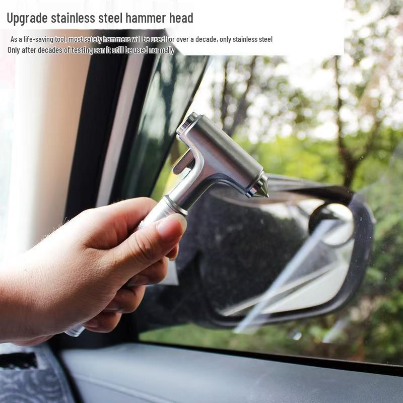Multifunctional Emergency Car Safety Hammer & Glass Breaker