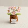 Positive Vibes Plant Doll: Knitted Potted Bouquet and Desk Ornament