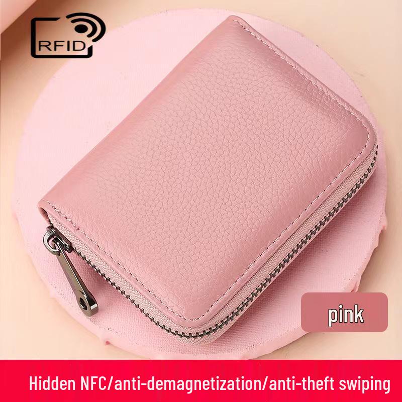Тонкий многокарточный кошелек-чехол с защитой от RFID и большой вместимостью для международных поездок и водительских прав