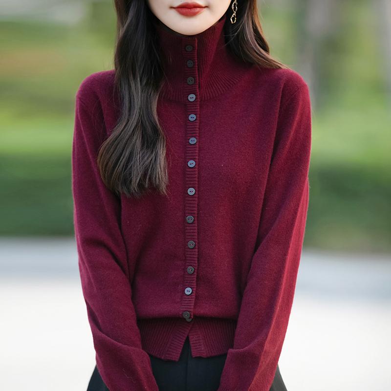 Женский легкий кардиган из 50% шерсти и 50% шелка Mulberry — универсальный трикотаж на все 4 сезона для комфорта и стиля в любое время года