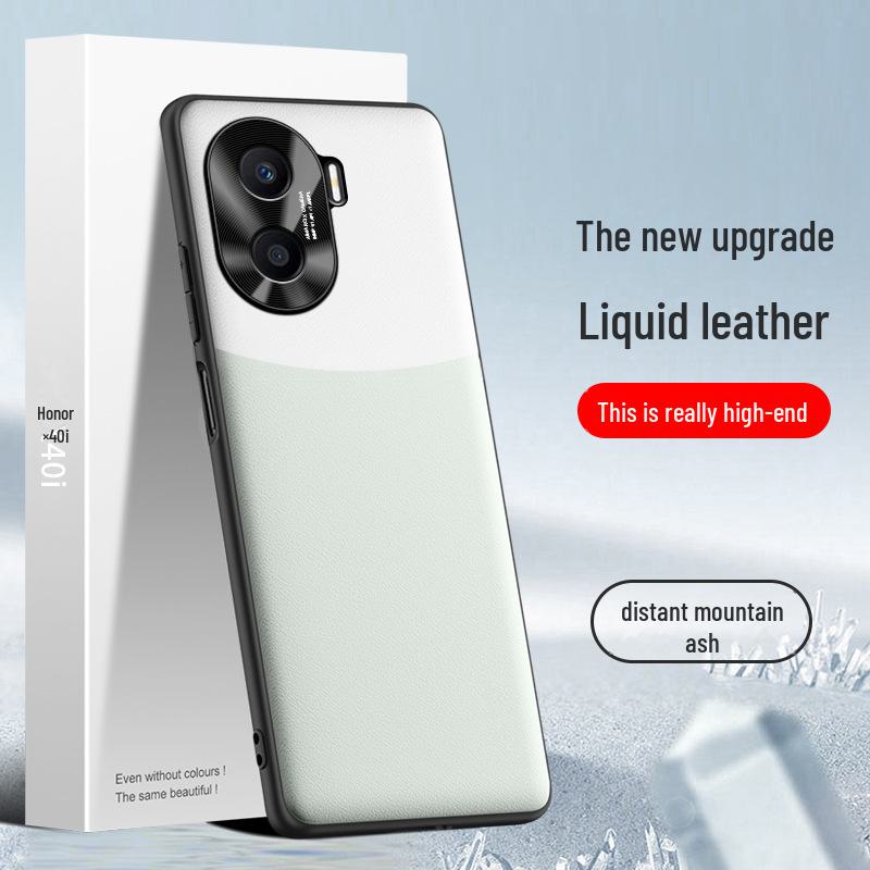 Защитный чехол Liquid Leather для Honor X40i — защита от падений, защита от обрастания, индивидуальная доставка