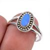 Natural Australian Opal Gemstone 925 Solid Sterling Silver Ring Size 7.5 f8I17
