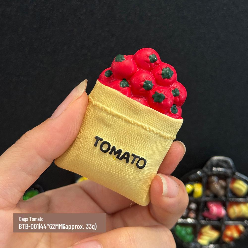 3D Chinese Style Food Magnet: Lobster & Noodles Hot Pot with Mantis Shrimp Sticker