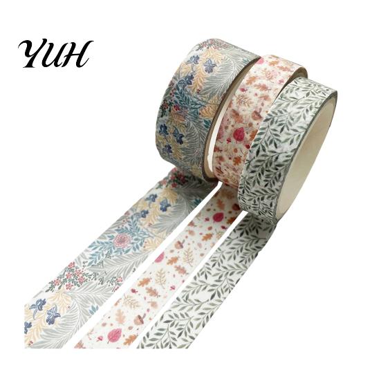 Creative Washi Tape 3 Rolls Set, Decorative Stickers, Aesthetic Tapes for Moderate Width Scrapbooking Supplies, Journaling Junk Journal, Wrapping