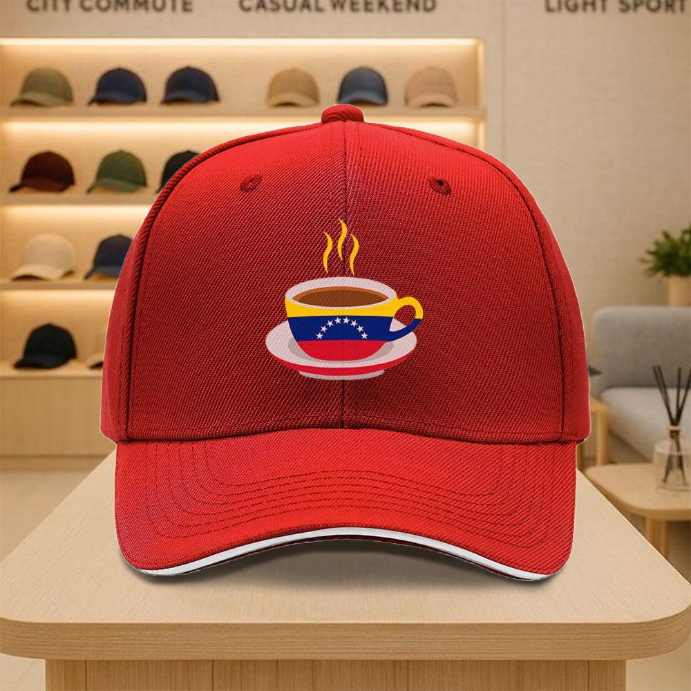 Venezuelan Coffee Cup Baseball Cap Polyester Outdoor Casual Sports Adjustable Hat