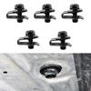 30pcs 6MM Car Body Bolts Clip Universal Fastener Rivet Screw New Self-Tapping Screws