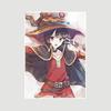 Vintage Anime KonoSuba Megumin White Paper Posters and Prints Bedroom Bar Cafe Decoration Mural  Retro Wall Art Painting Home Decor