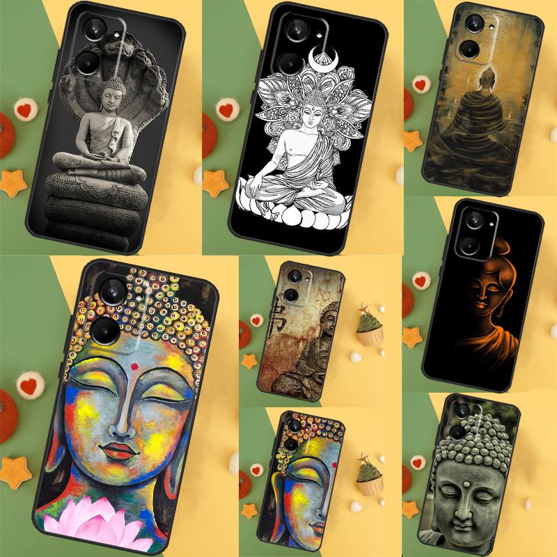 Gautama Buddha For Realme C35 C53 C55 C67 GT Neo 6 GT5 9 10 11 12 Pro Plus C25S C21Y C30 C31 C33 C51 Case