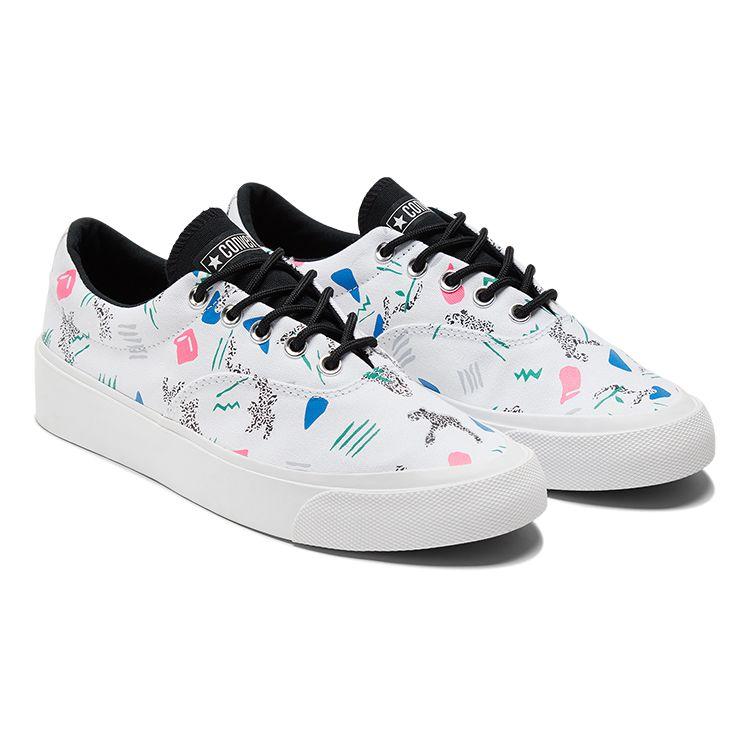 Converse Skid Grip CVO Archive Print — Кроссовки унисекс белые цвета зеленого цвета Черный 170724C