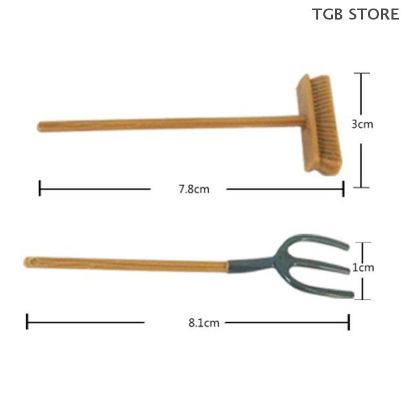 1:12 Miniature Brick Field Garden Farm Scene Tool Set DIY Handmade Doll House Construction Cart Tool Ornament Children's Toys