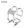 Классическое кольцо Lindon из медного сплава с цирконием, женские ювелирные изделия, свадебный подарок для вечеринки