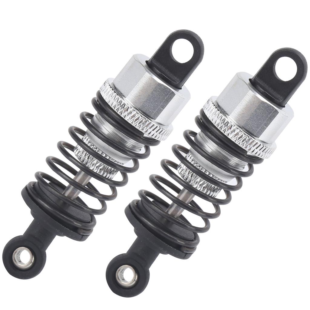 2Pcs 63mm RC Aluminium Shock Absorber Damper for TRAXXAS SLASH 2WD RC Car Upgrade PartsSilver