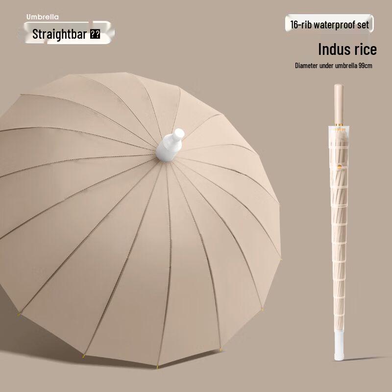 Automatic 24-Rib Long Handle UV Umbrella