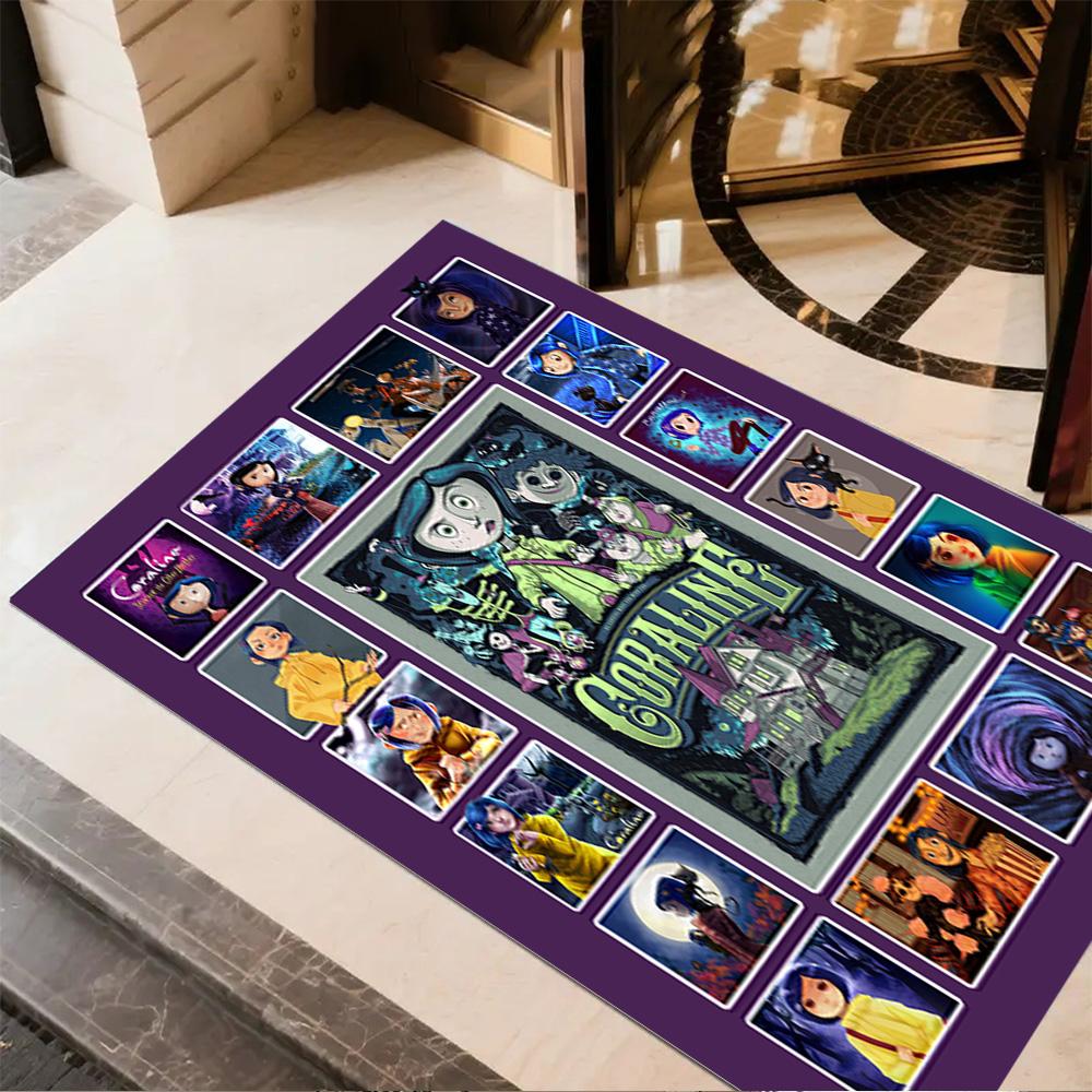 Coraline's Magical Adventure Carpet Design for Dormitory Dining Room Kitchen Outdoor Antislip Carpet Office home decor Perfect Gift for Women/Men