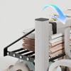 Large Capacity Clothes Drying Rack Wall Mounted Shoe Rack Iron Shoe Drying Rack  for Balcony
