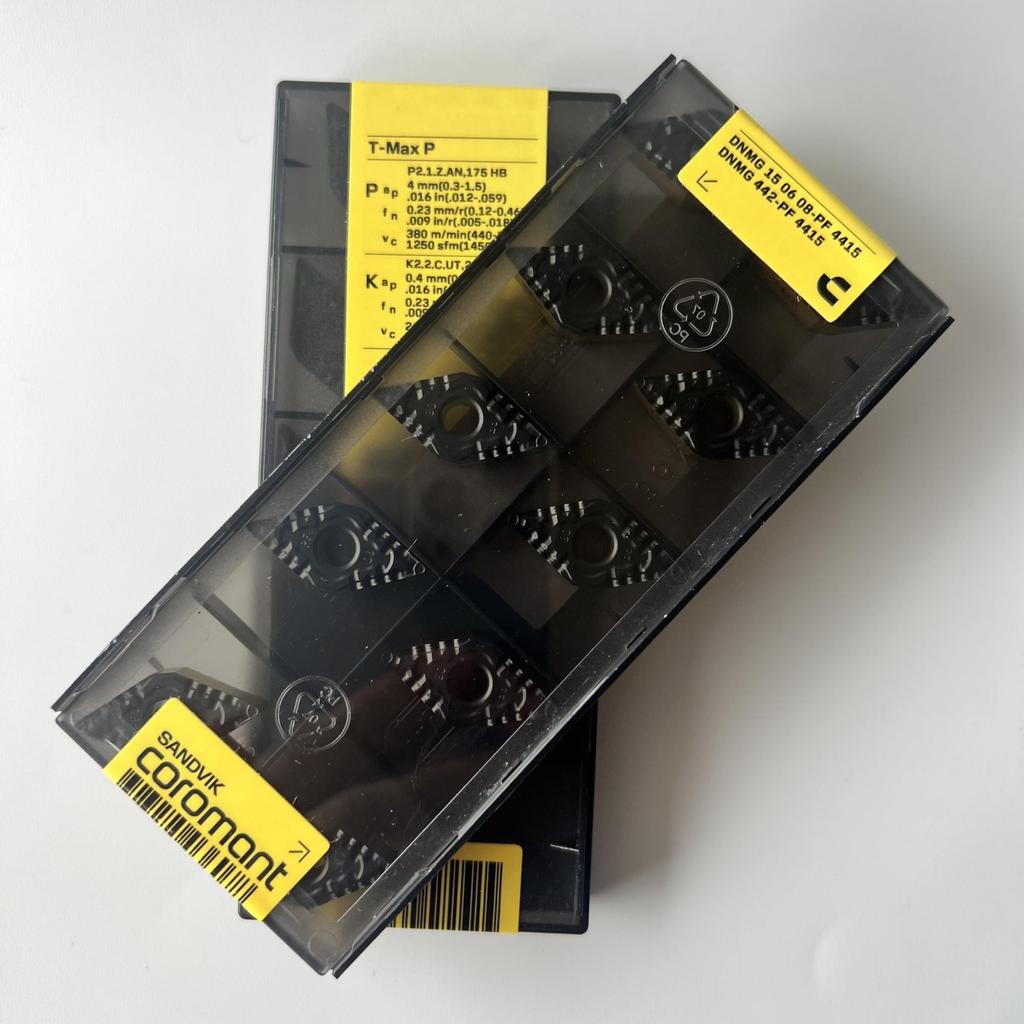Sandvik / DNMG150608-PF 4415 / Original Swedish Hard Alloy Blade 10 Pcs