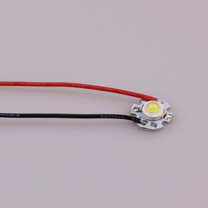 3 Вт светодиодные лампы полный спектр белый/теплый белый с алюминиевой пластиной и кабелем провод для фонариков запчасти аксессуары