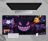Computer Desk Mat Anime Pikachu Gengar Mouse Pad Leather Boys Game Pokmon Computer Keyboard Pad Accessories Musthave For