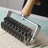 Stainless Steel Pizza Lattice Roller Dough Cutter Baking Mesh Cutting Tool