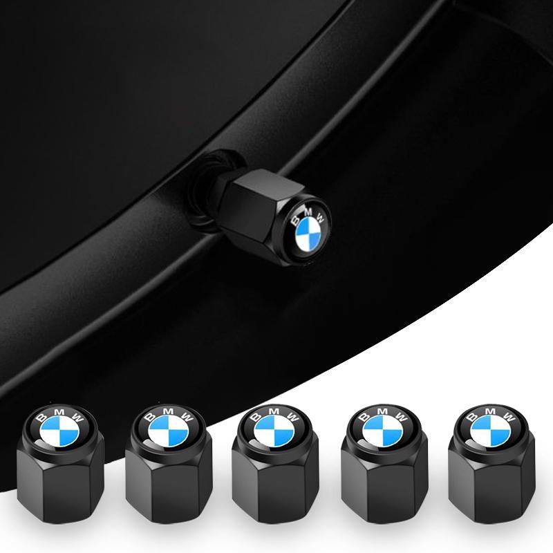 For BMW M 5pcs Car Wheel Tire Valve Caps Air Stem Covers Accessories for BMW M E34 E36 E60 E90 E46 F10 F20 F30 X5 X6 X1 M3 M5 M6 E71 HL6