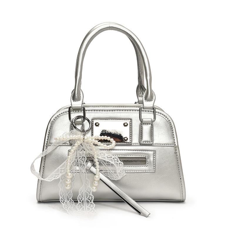 Портативная трендовая сумка-тоут Женская 2025 Весна Новая Простая Повседневная Сумка через Плечо Премиальная Универсальная Трендовая Женская Сумка