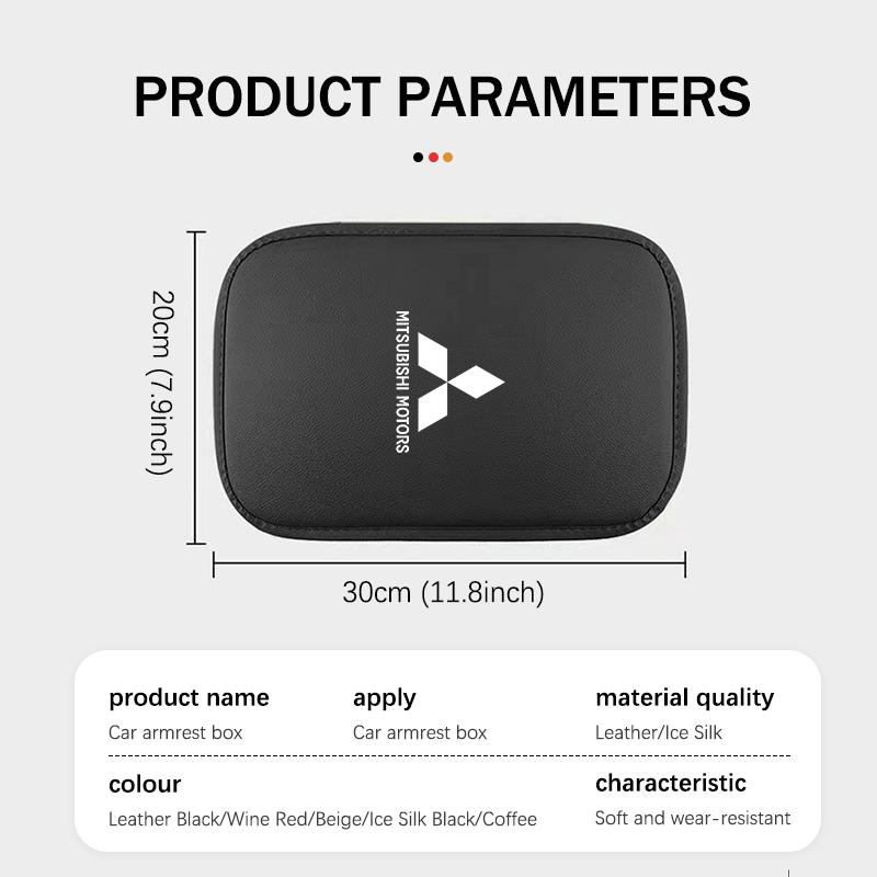 Аксессуары для интерьера автомобиля Накладка для увеличения высоты подлокотника Для Mitsubishi Outlander Pajero Sport Lancer EX ASX L200 Eclipse