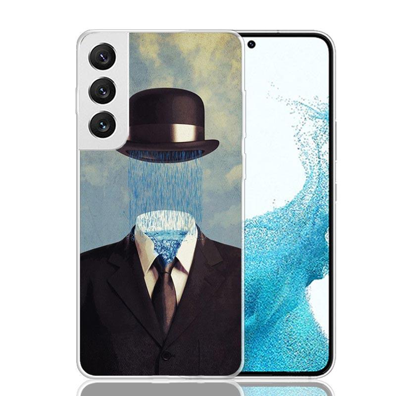 Чехол для телефона с рисунком Рене Магритта для Samsung Galaxy S26 Ultra S23 S24 S25 Edge S20 FE S21 S22 Plus Мягкий чехол с принтом Fundas Gal
