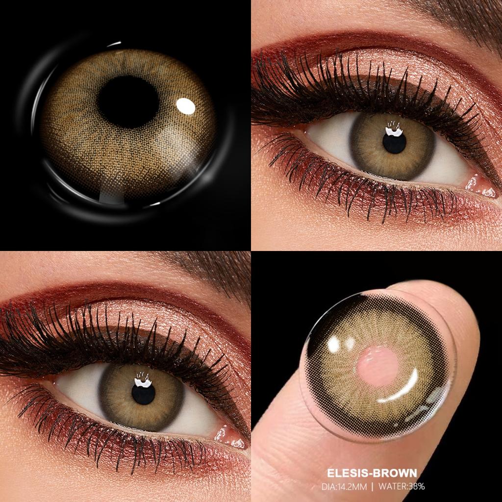 FUNSACHY НОВЫЕ 1 пара зеленых контактных линз для глаз Натуральные цветные линзы Цветные глаза Синие линзы Косметические серые зрачки Ежегодно