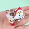 Xmas Kitchen & Bar DIY Craft Wedding Supplies Santa Claus Mouth Ring Napkin Ring Christmas Supplies