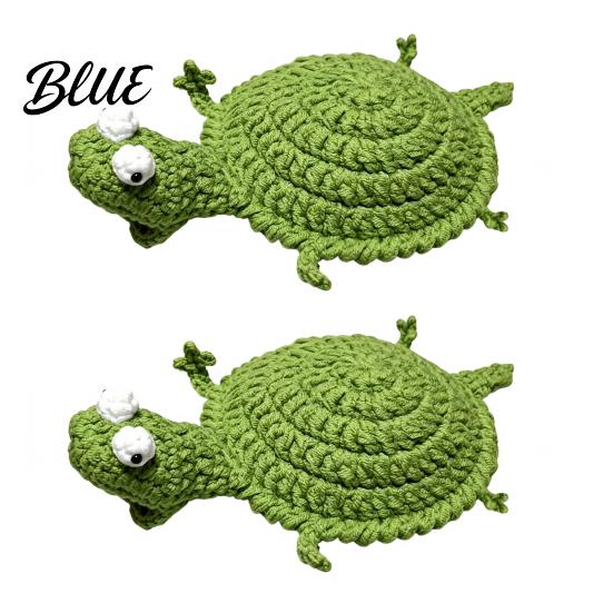 Desk Accessory DIY Crochet Lizard Coaster Kit Handmade Knitting Animal Crafts Decorative Drink Mug Coffee Cup Mat for Adults Beginner Kniting