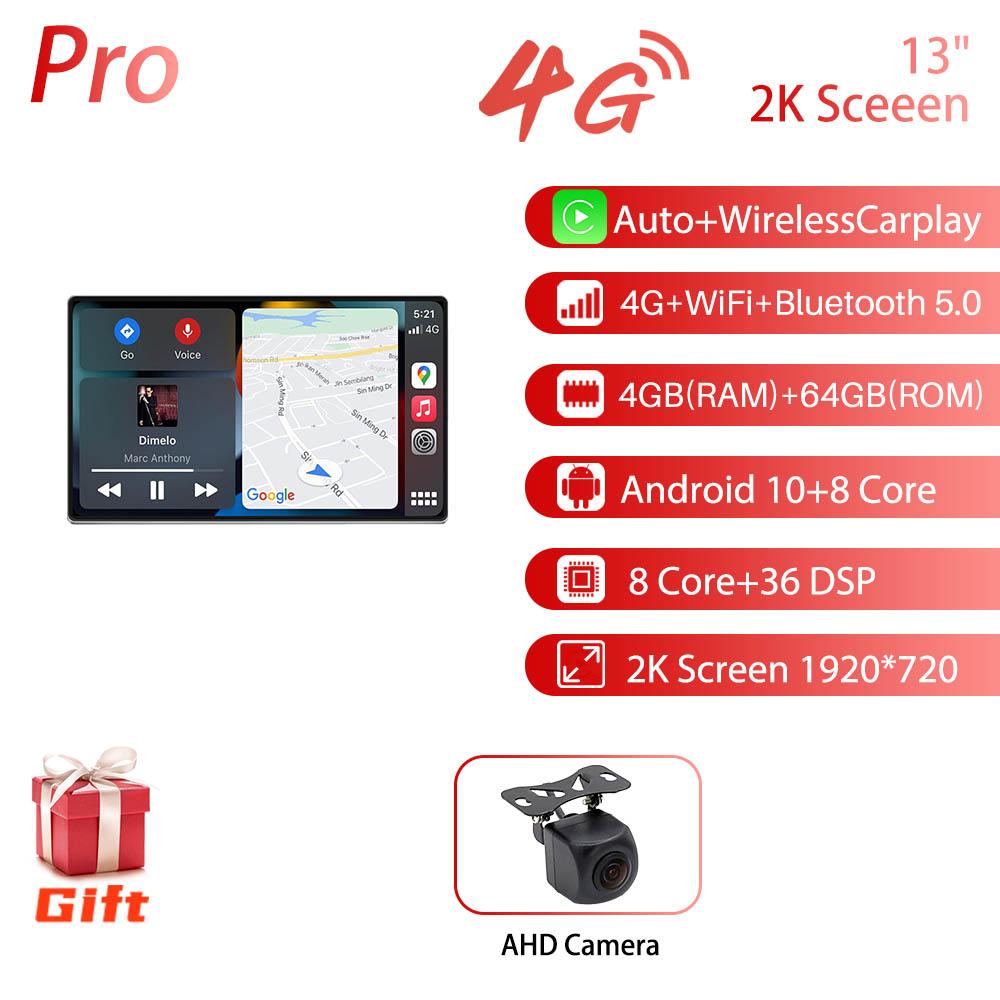 2 Din 4G LTE Car Android Radio 13" Inch For VW Golf 6 2008-2016 DSP GPS Wireless Carplay Auto Multimedia Stereo Android 10