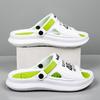 Fashion Summer Sandals Men's Slippers Couples Outdoor Slippers Beach Sandals Trendy One Word  Garden Anti Slip Slippers Clogs