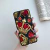 For Realme 11 Pro Plus Case Flower Girl Heart Cute Phone Case Back Cover For Realme 11 11Pro+ 5G Silicone Protection Bumper Capa