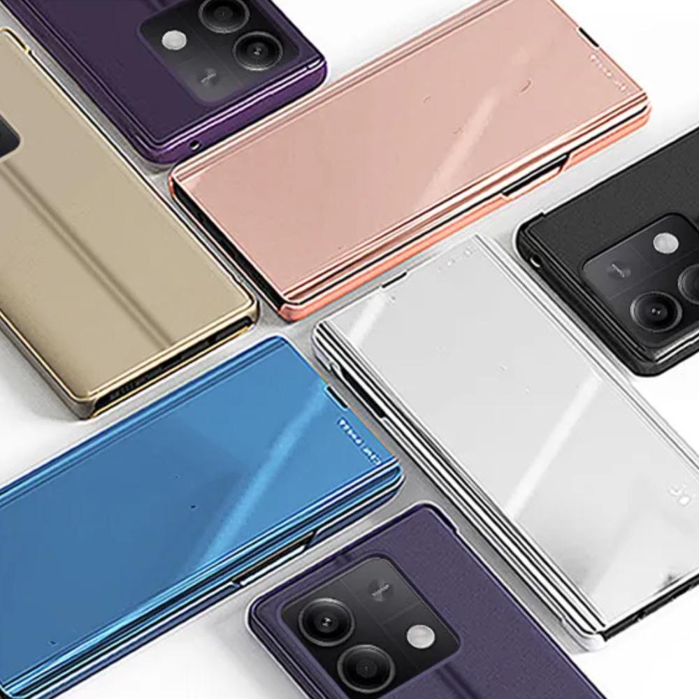 Роскошный зеркальный чехол-книжка для Xiaomi POCO M5 F6 X7 14T 14 13T 13 12T 12 12S 11T Pro Кожаный чехол для Xiaomi 13 12 11 Lite Аксессуары для телефона