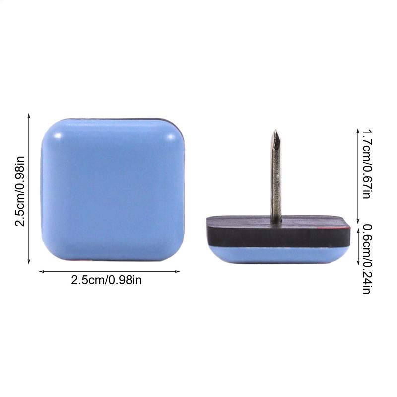 Chair Leg Pads Nail Mounted Furniture Foot Pad Multi-Purpose Furniture Protection Tool For Chairs Benches Chests Tables Sofas