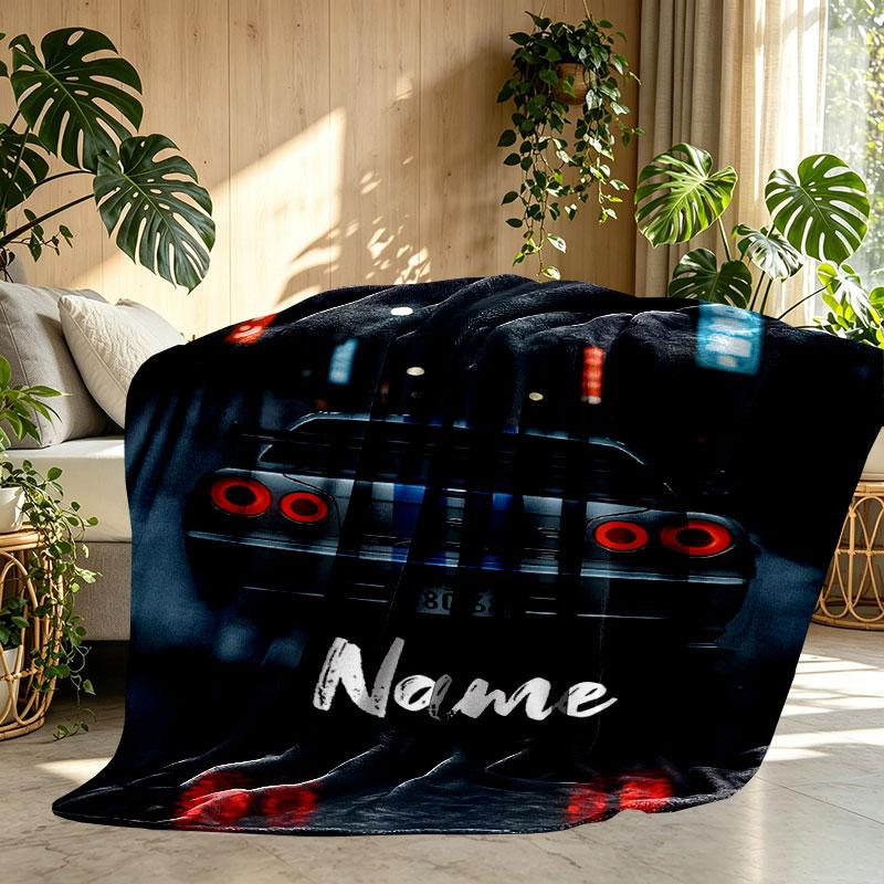 Custom Name Personalized Fast & Furious Print Blanket, Home Decor, Bedroom, Sofa, Camping, Couch, Gifts for Birthday Christmas