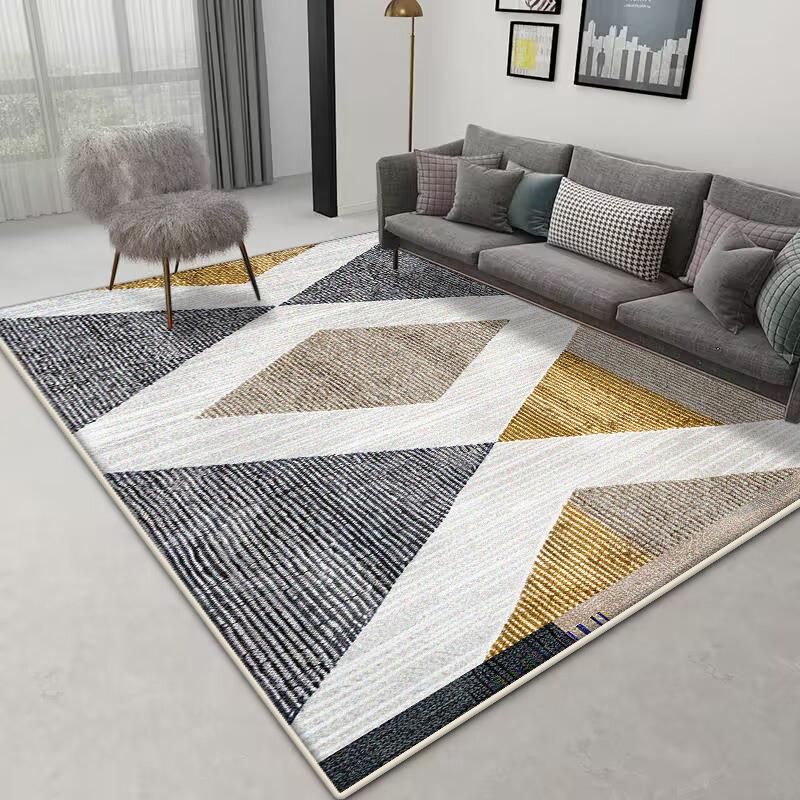 Nordic Geometric Carpet Living Room 200x300 Bedroom Carpet Large Area Rugs for Home Decoration Non-slip Sofa Custom Floor Mats