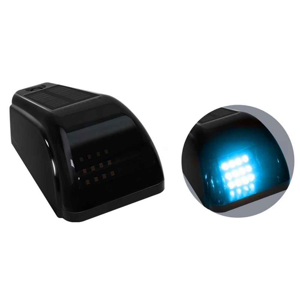 1PC 12LED Car Roof Lights Solar Powered Flashing Lights Cab Punch-Free for Truck Pickup