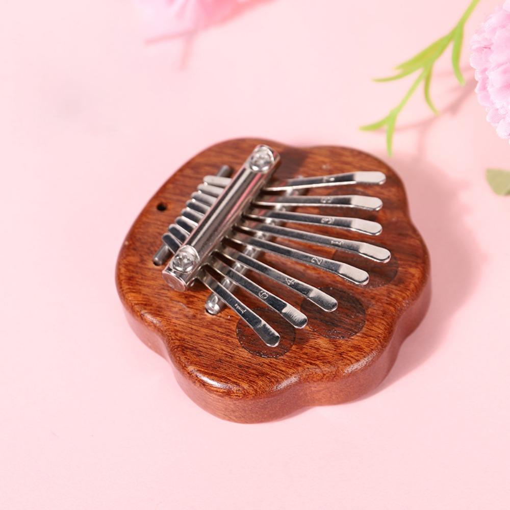 Piano Pendant 8 Key Finger Thumb Piano Kalimba  Toddler Kid Child Valentines