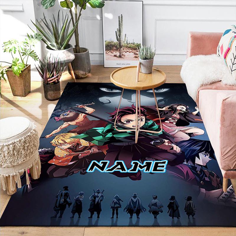 Custom 1Pc Night Market Adventure Rug Office Carpet Indoor Outdoor Entrance Doormat Nonslip Soft And Comfortable Living Room D291531