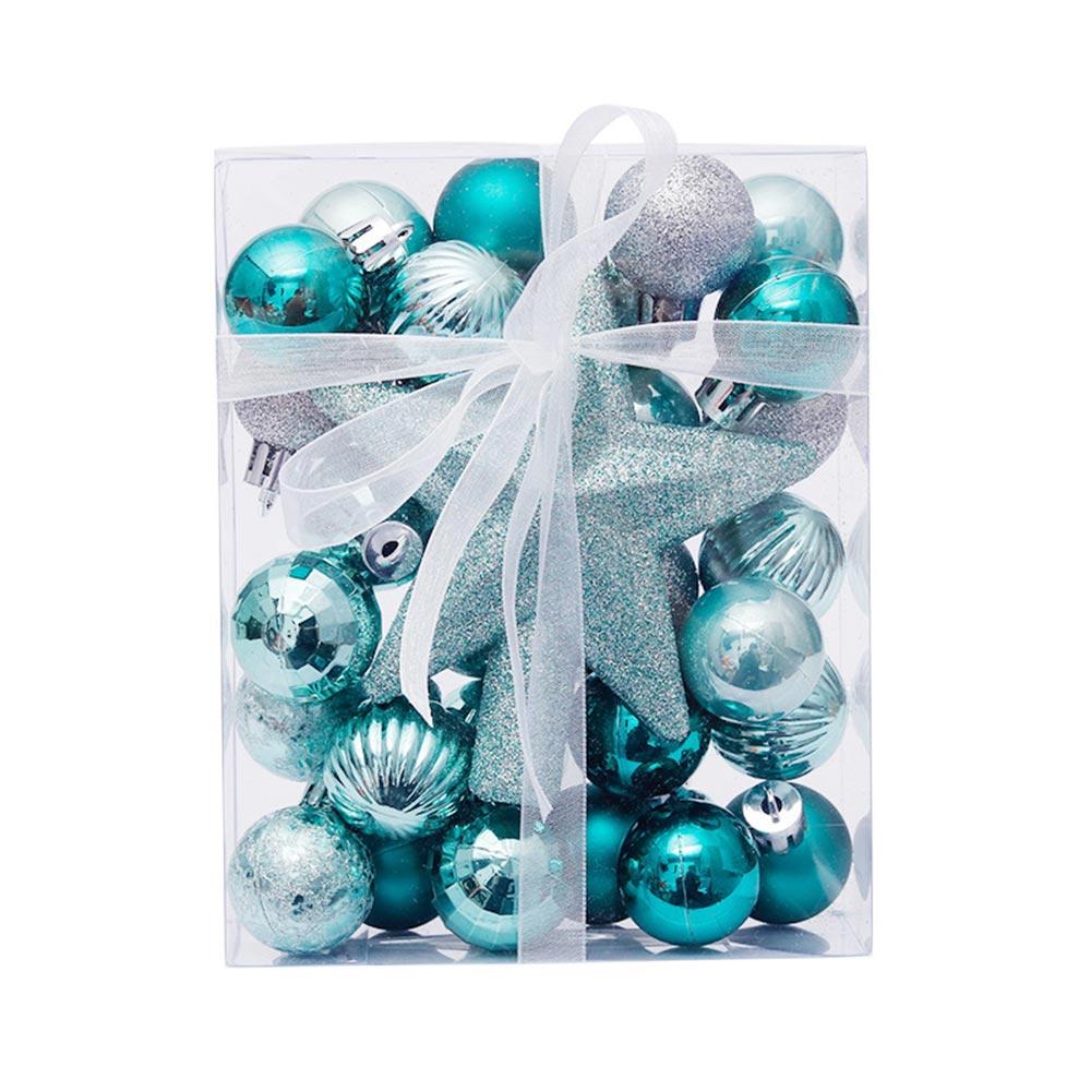 30pcs Christmas Balls Set Xmas Tree Ornaments Baubles Birthday Party Wedding Event Decor Supplies