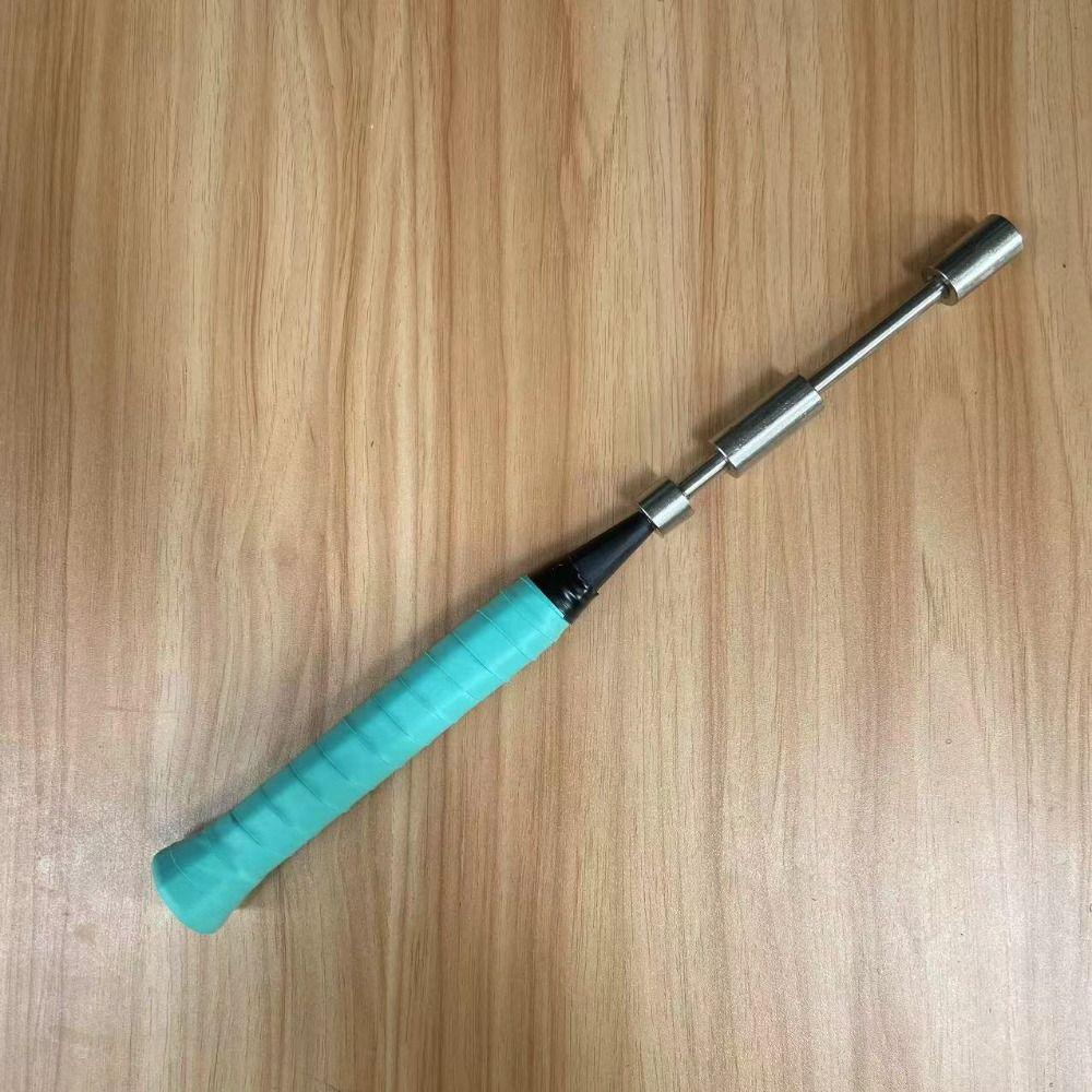 Тренировочная палка для бадминтона из нержавеющей стали, регулируемый инструмент для силовых тренировок, спортивное оборудование для бадминтона