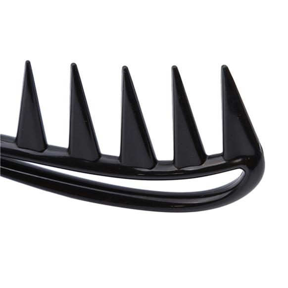 Ручка-захват Распутывающая расческа с крупными зубьями для кудрявых волос Стайлинг затылка Расческа для масла для бороды Женская парикмахерская расческа с широкими зубьями