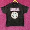 Футболка Nirvana с логотипом Dead Smiley Face, минеральная стирка, размер 1X