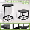 Foldable Garbage Bag Auxiliary Rack with Lid Trash Can Holder Retractable Rubbish Bin Stand  Home