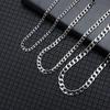 5/7/9/ММ Модный Чокер Крутой Тяжелый Звено Металлический Воротник Кубинская Цепь Ожерелье из Нержавеющей Стали