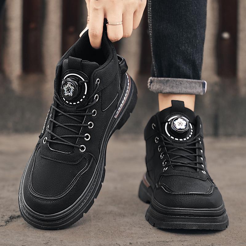 Autumn and Winter High-top Martin Boots Tooling Locomotive Shoes Men's Shoes Versatile Casual Tooling Boots