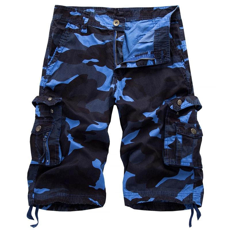 JAYSCE Mens Fashion Cargo Shorts 100%Cotton Casual Summer Work Sprots Pants Classic Short