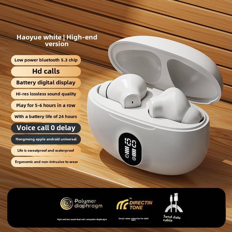 Bluetooth-гарнитура TWS с двумя наушниками, беспроводная внутриканальная стереосистема с цифровым дисплеем Life