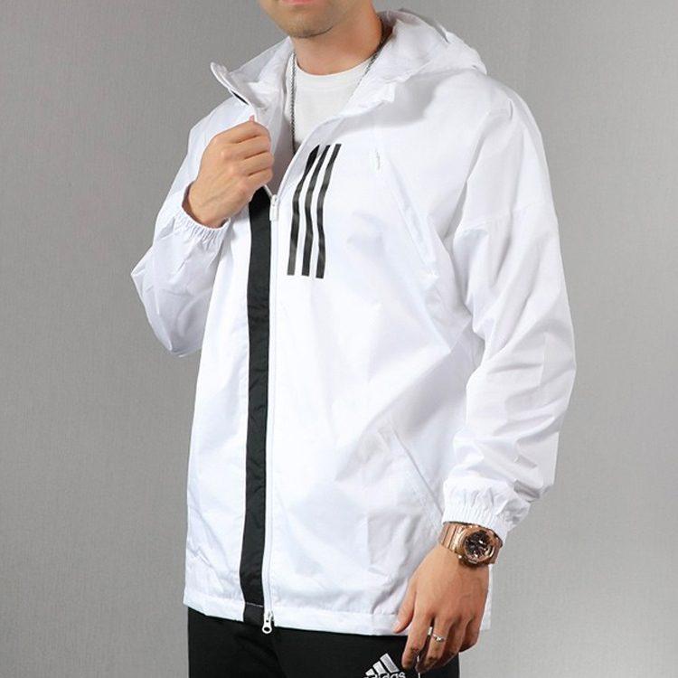 adidas Спортивная куртка мужская белая EK4627